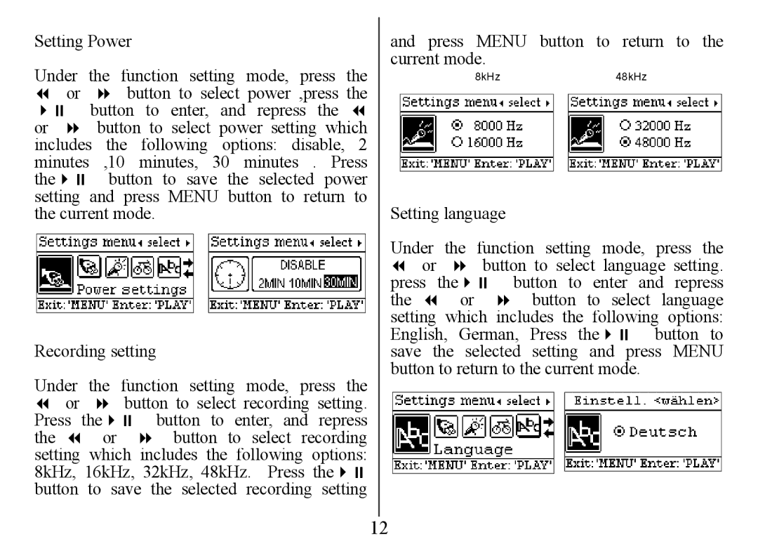 Nextar MA555 instruction manual Enter, and repress the  