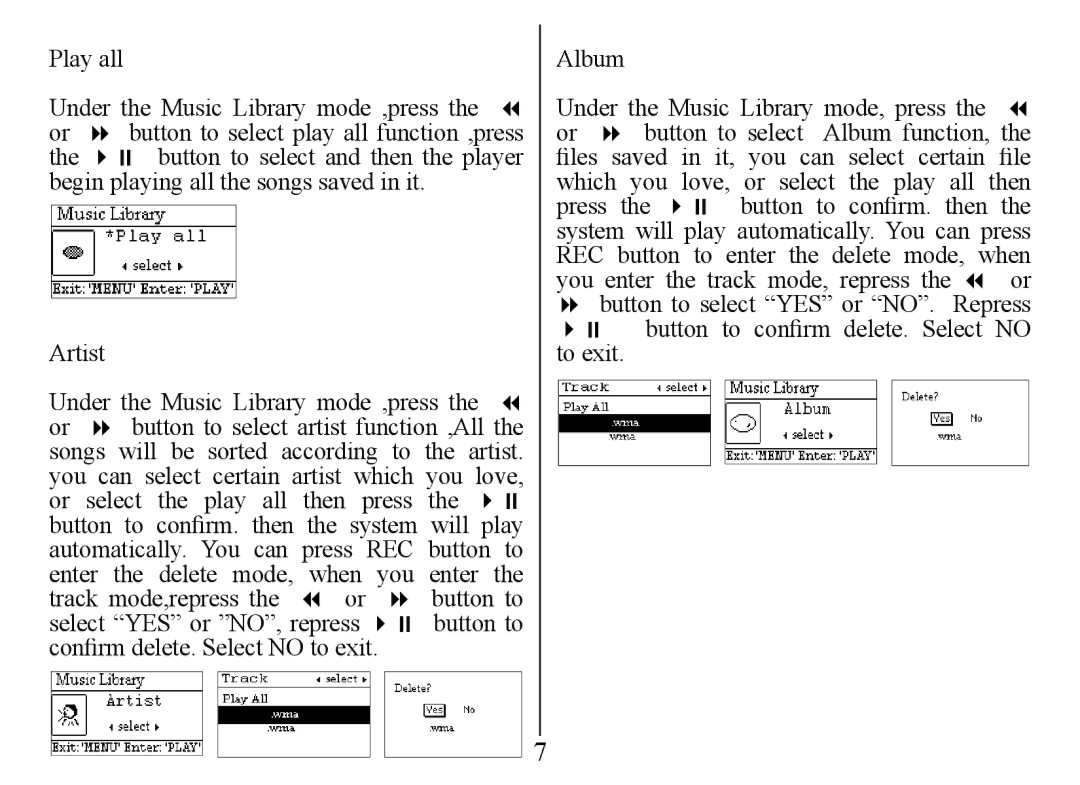 Nextar MA555 instruction manual 