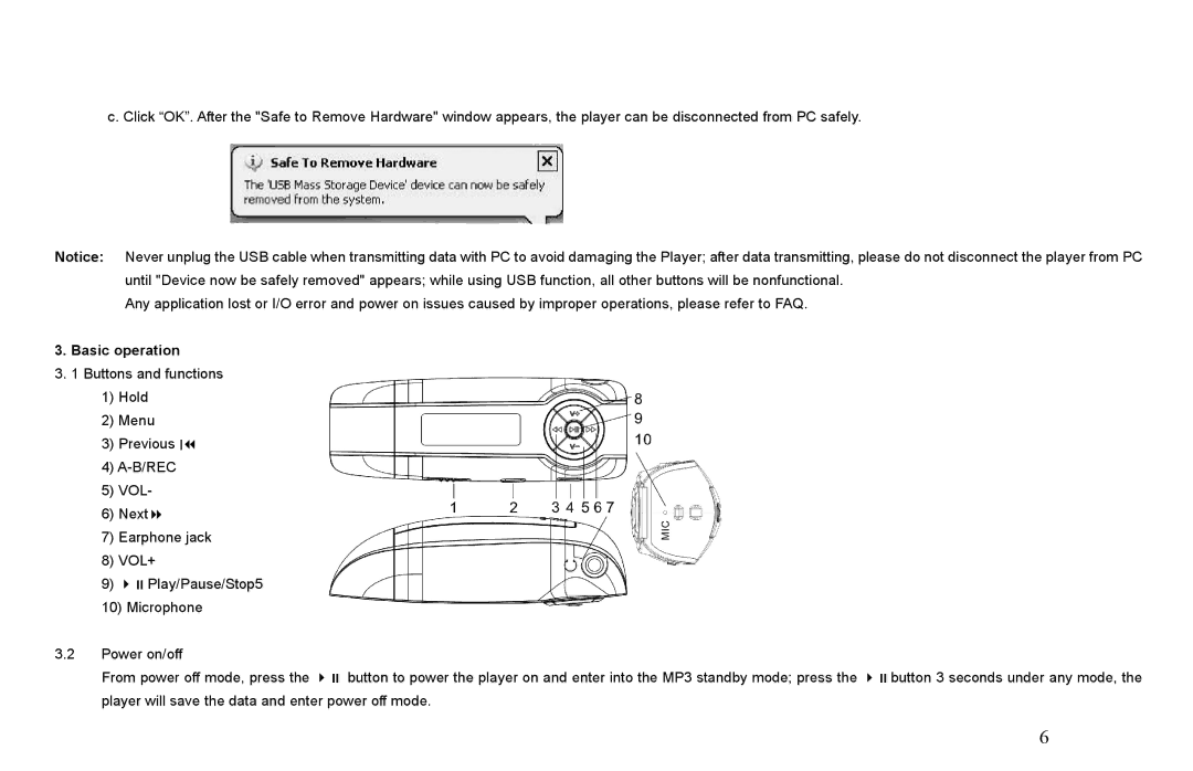 Nextar MA566 instruction manual Basic operation, 4A­B/REC 