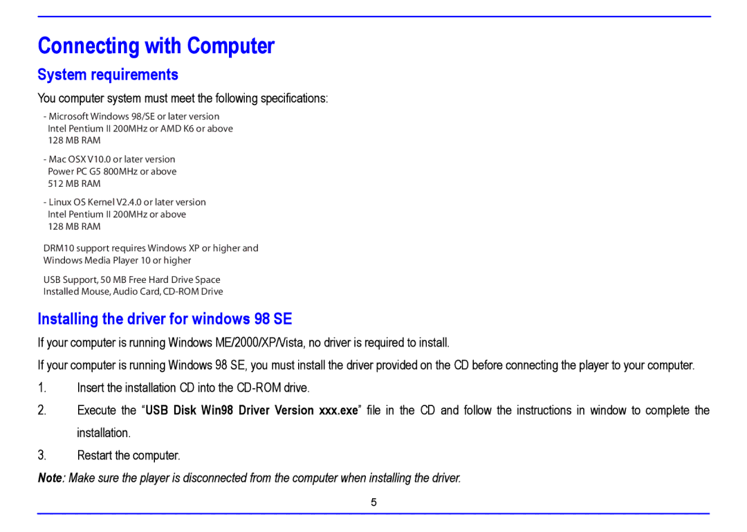 Nextar MA715A instruction manual 