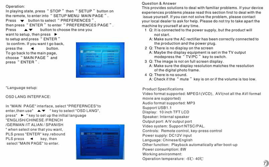 Nextar N10W-402 manual 