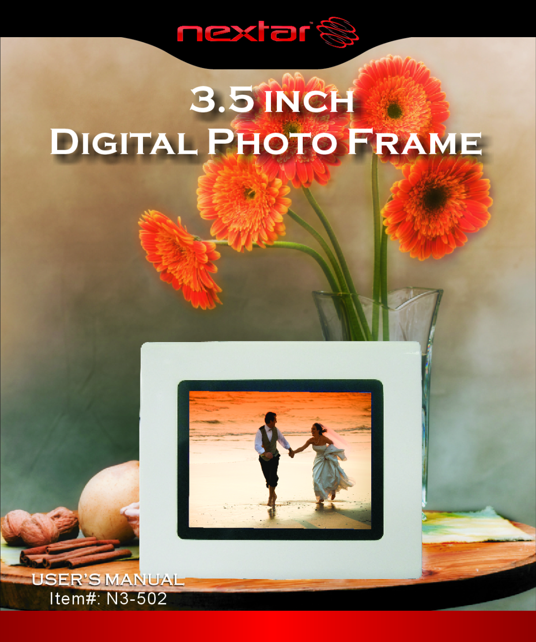 Nextar user manual Inch, Digital Photo Frame, Item# N3-502, User’S Manual 