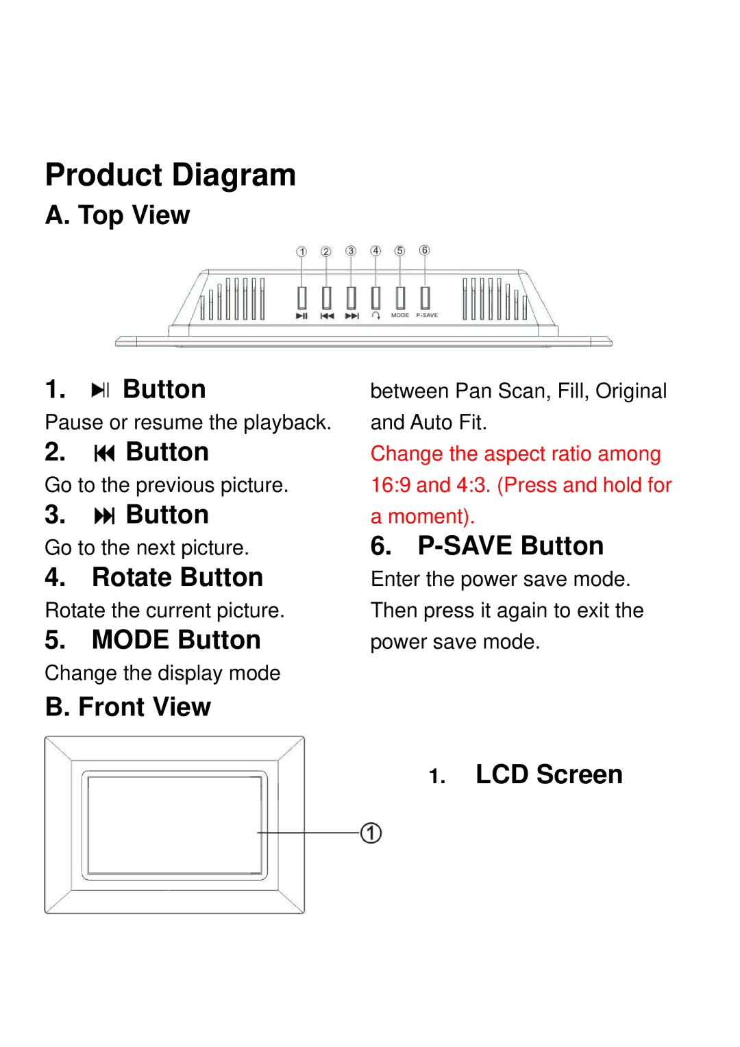 Nextar N7-202 manual Product Diagram 