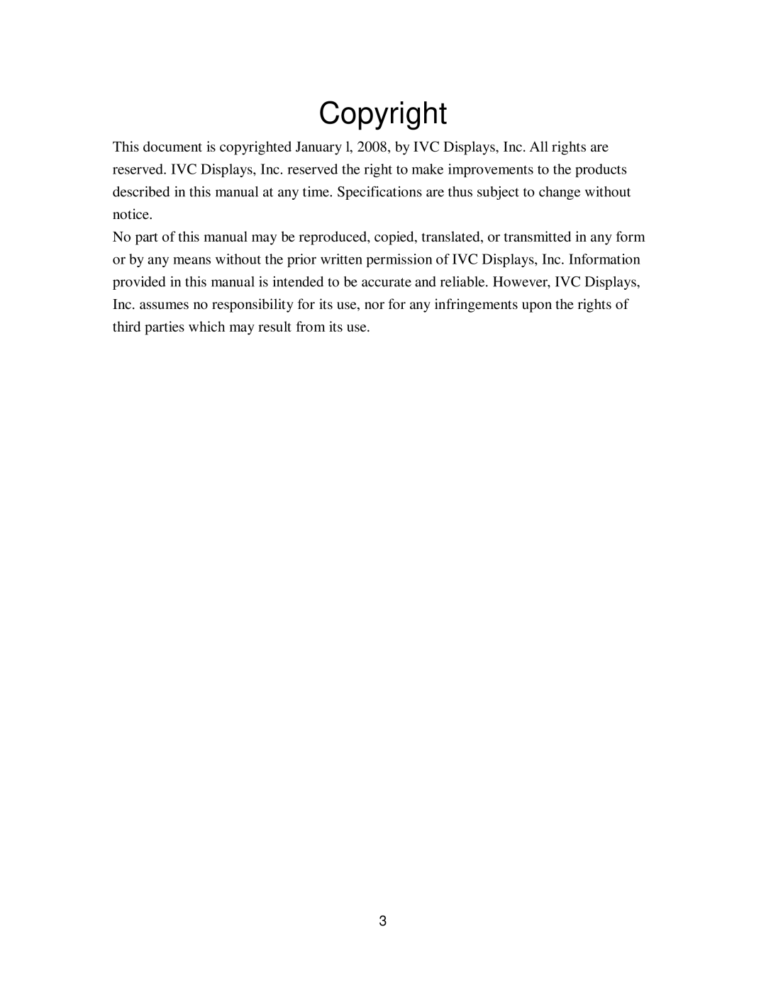 Nextar NP-610X user manual Copyright 