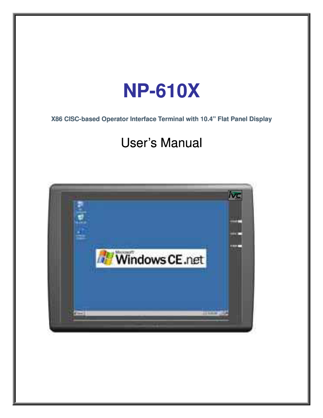 Nextar NP-610X user manual User’s Manual 