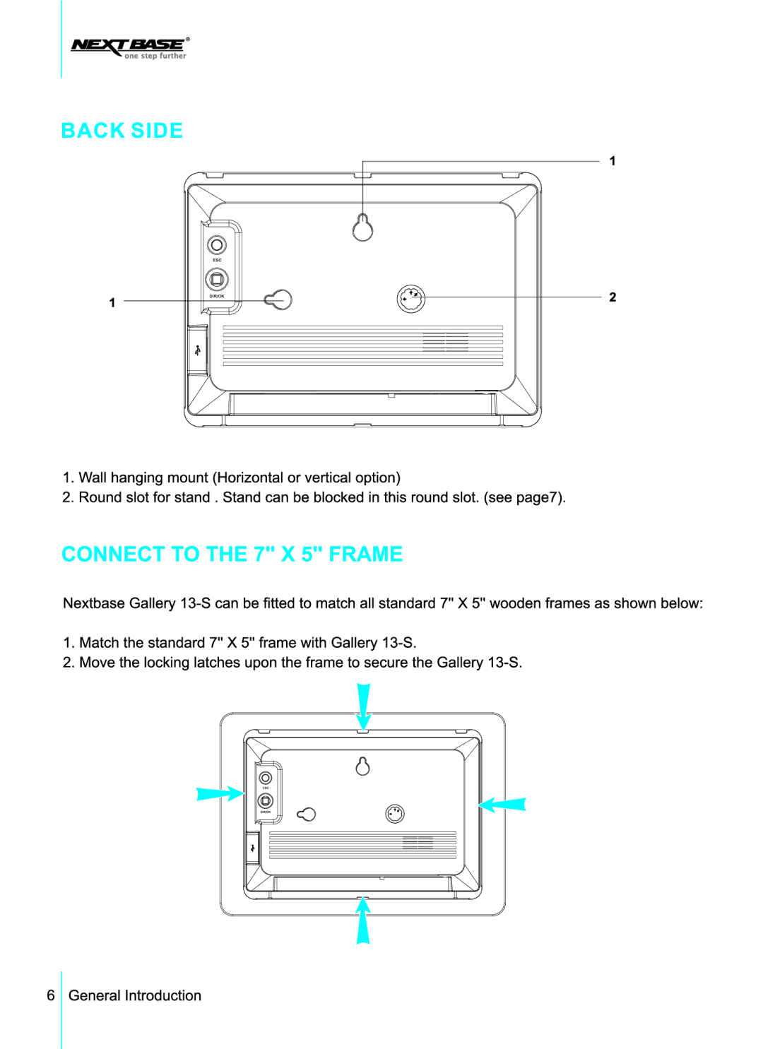 NextBase Gallery 13-S manual 