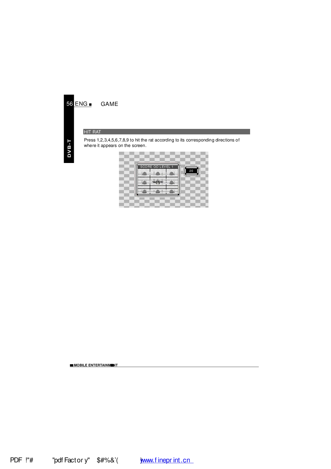 NextBase SDV1102-B operating instructions Hit Rat 