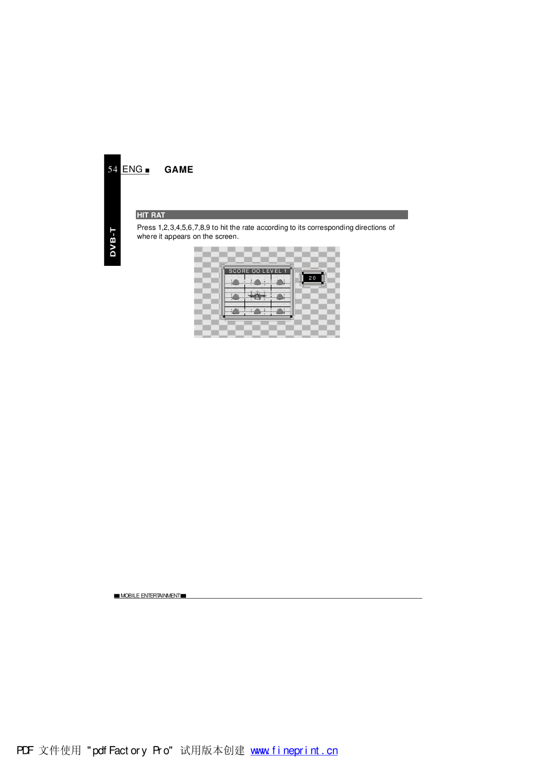 NextBase SDV485-B operating instructions Hit Rat 