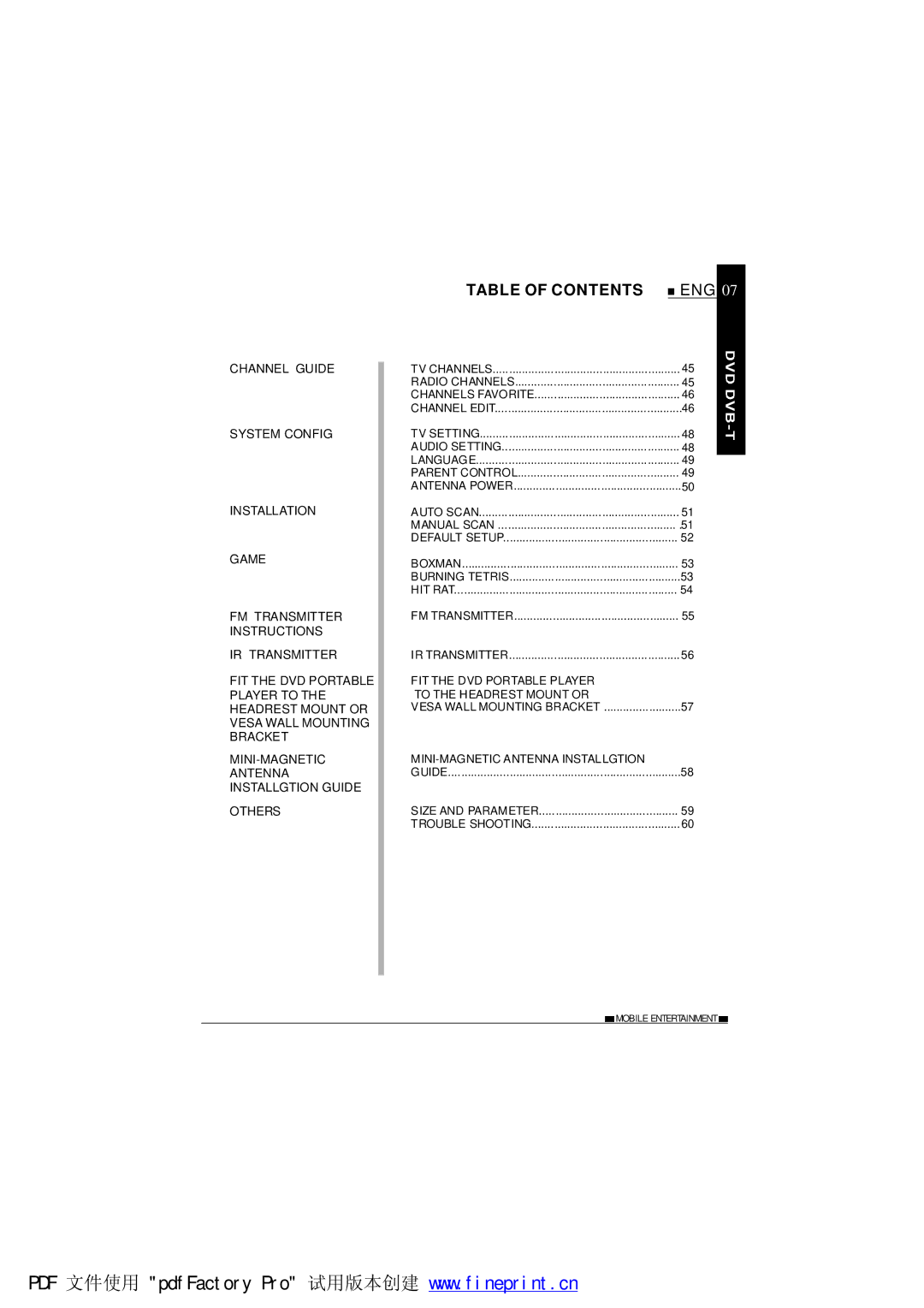 NextBase SDV485-B operating instructions FIT the DVD Portable Player To the Headrest Mount or 