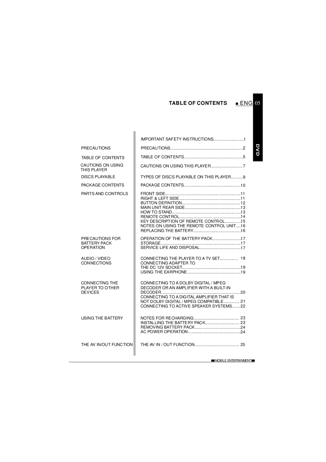 NextBase SDV620-B operating instructions Eng 