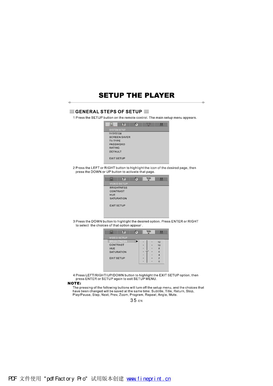 NextBase SDV97-AC manual 35-EN 