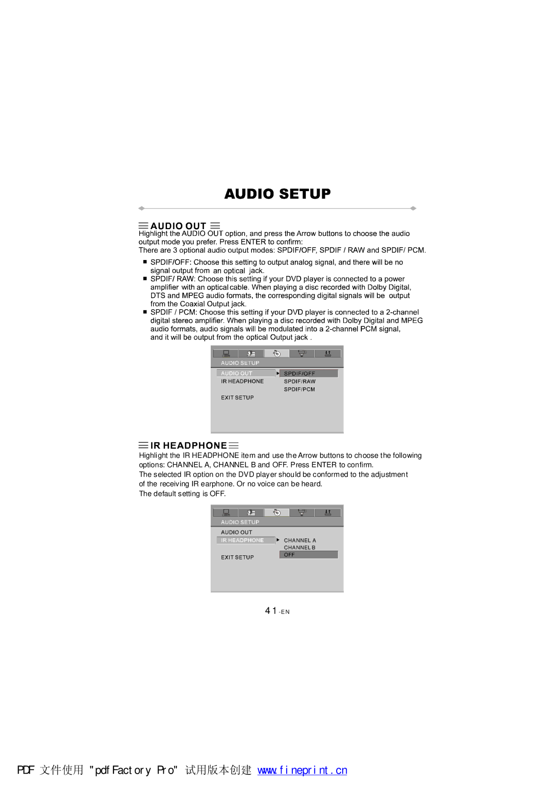 NextBase SDV97-AC manual 41-EN 