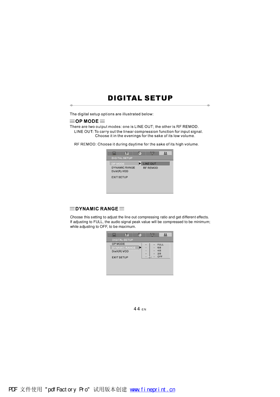 NextBase SDV97-AC manual 44-EN 