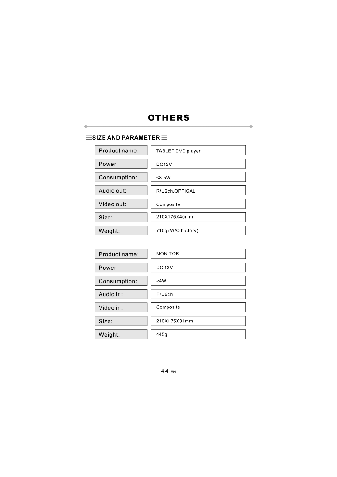 NextBase SDV97-AM manual Audio 