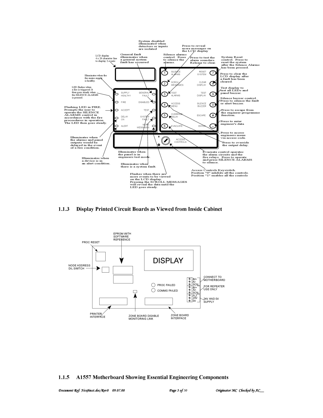 Nexus 21 A1557 technical specifications Display 