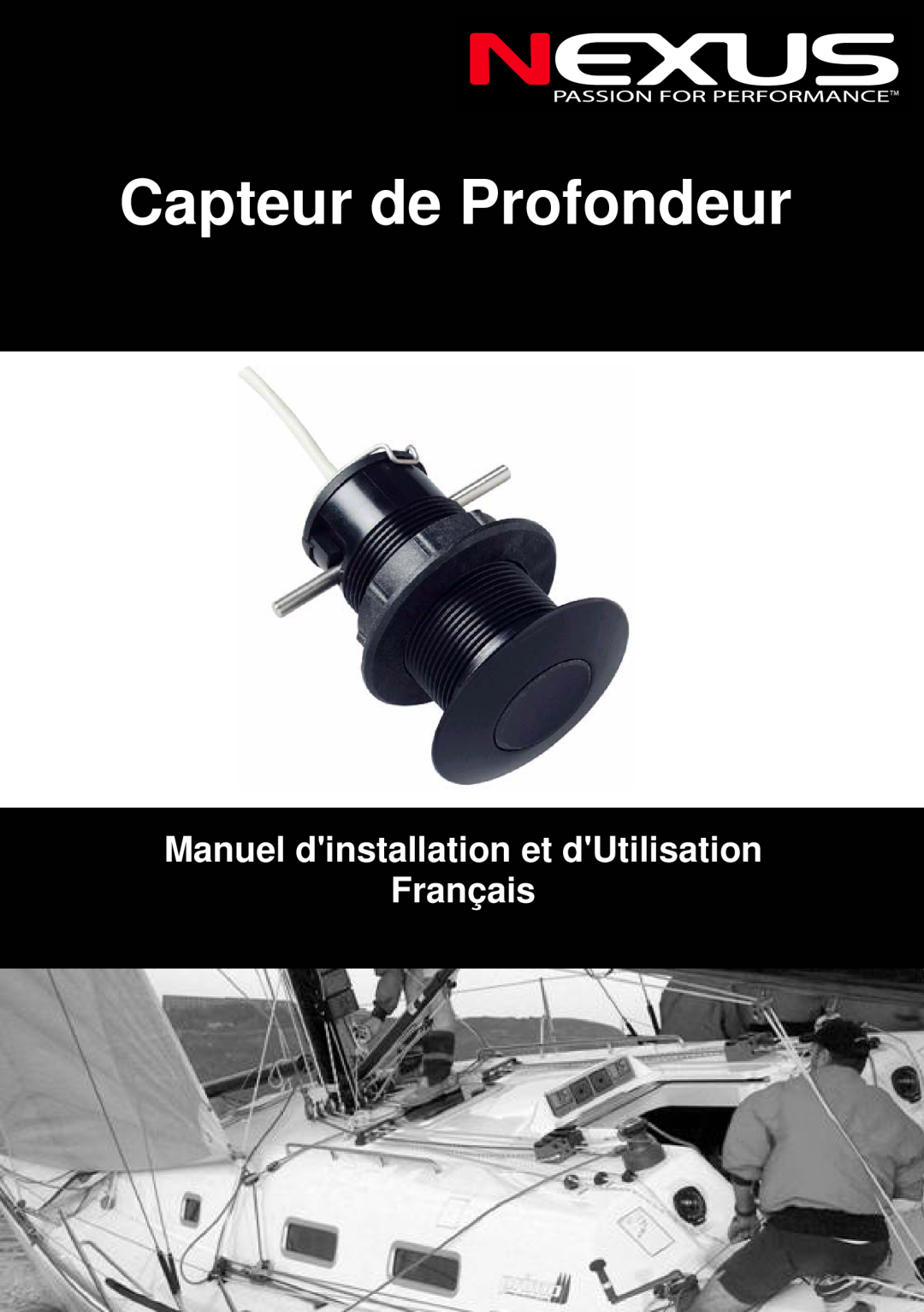 Nexus 21 CAPTEUR DE PROFONDEUR operation manual Capteur de Profondeur, English 