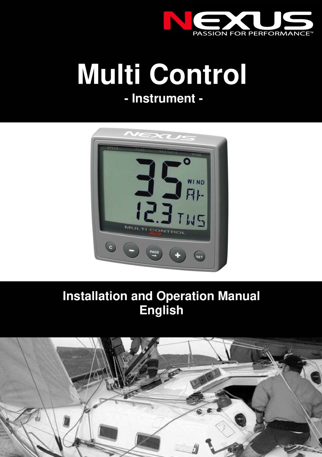 Nexus 21 Multi Control operation manual English 