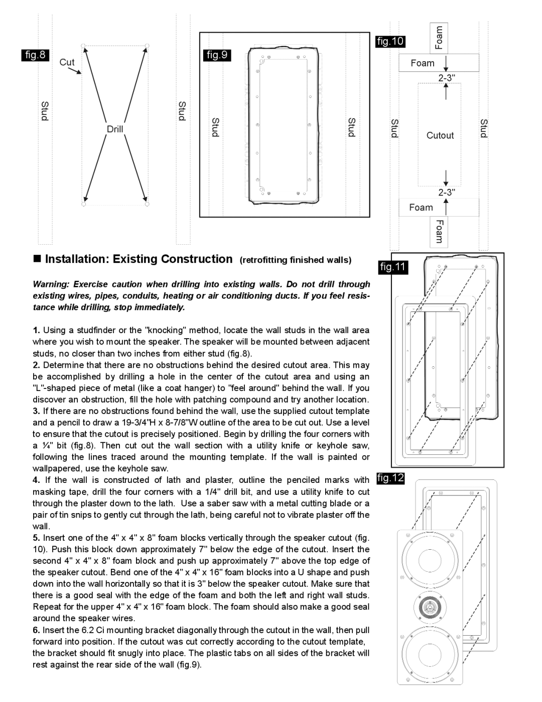 NHT 6.2 Ci owner manual 