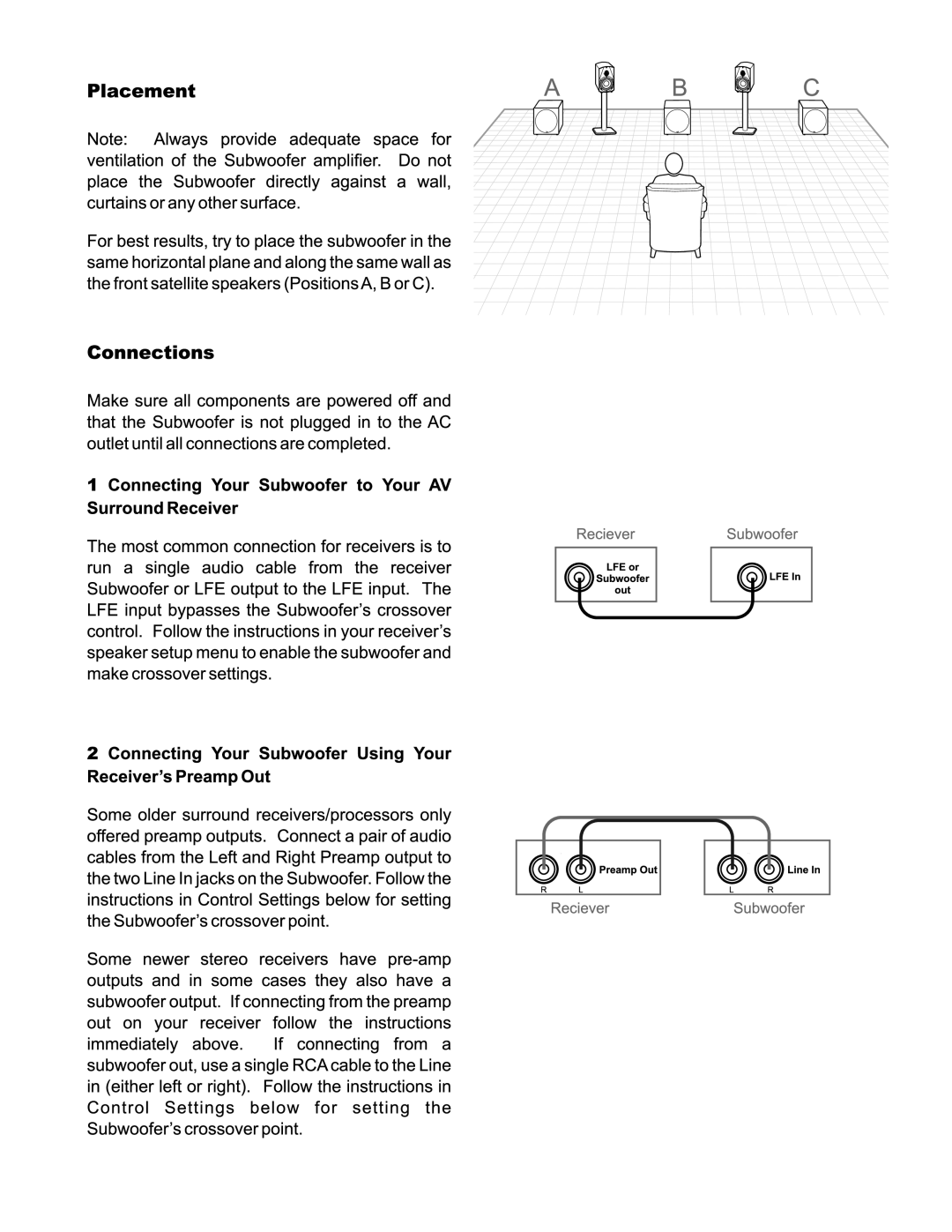 NHT b-12d manual 