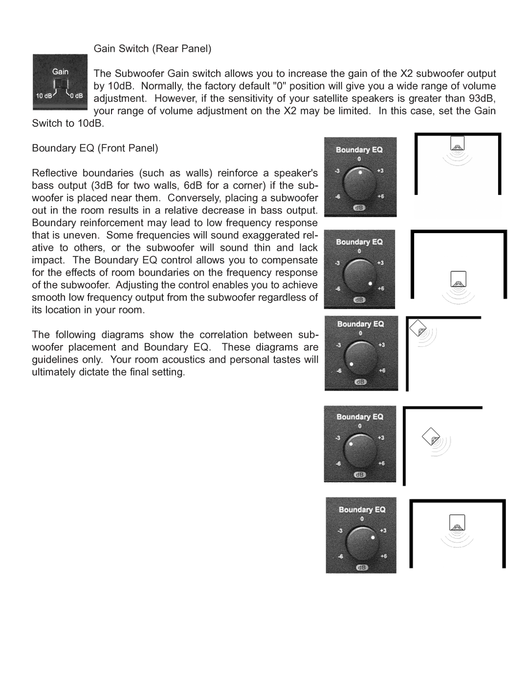 NHT X2 owner manual 