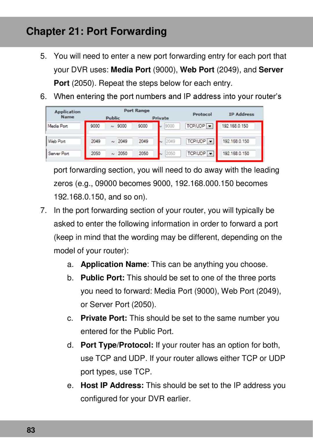 Night Owl Optics Advantage Series, Complete Security Solution manual Port Forwarding 