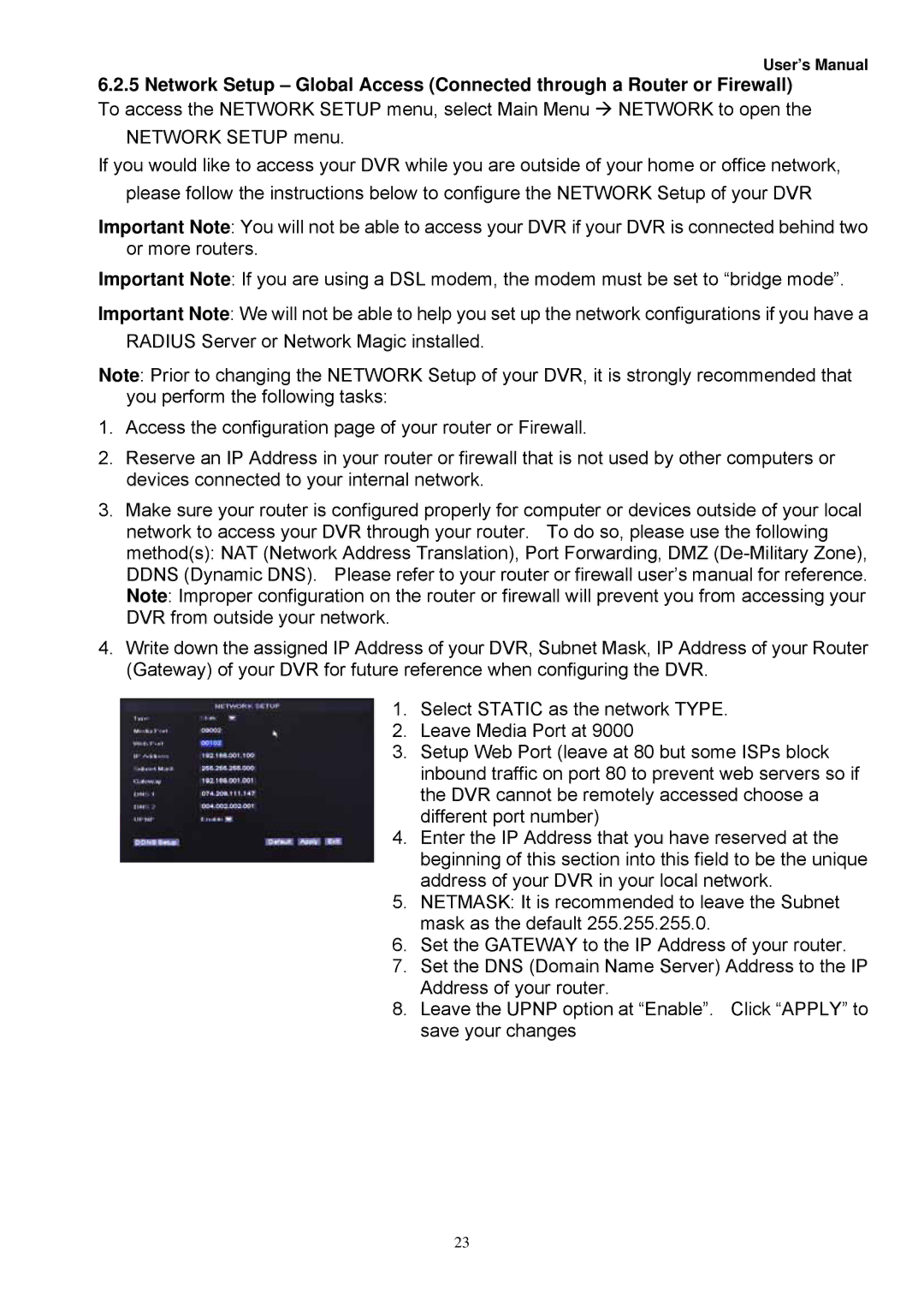 Night Owl Optics Zeus-DVR10, Zeus-DVR5, Digital Video Recorder manual User’s Manual 