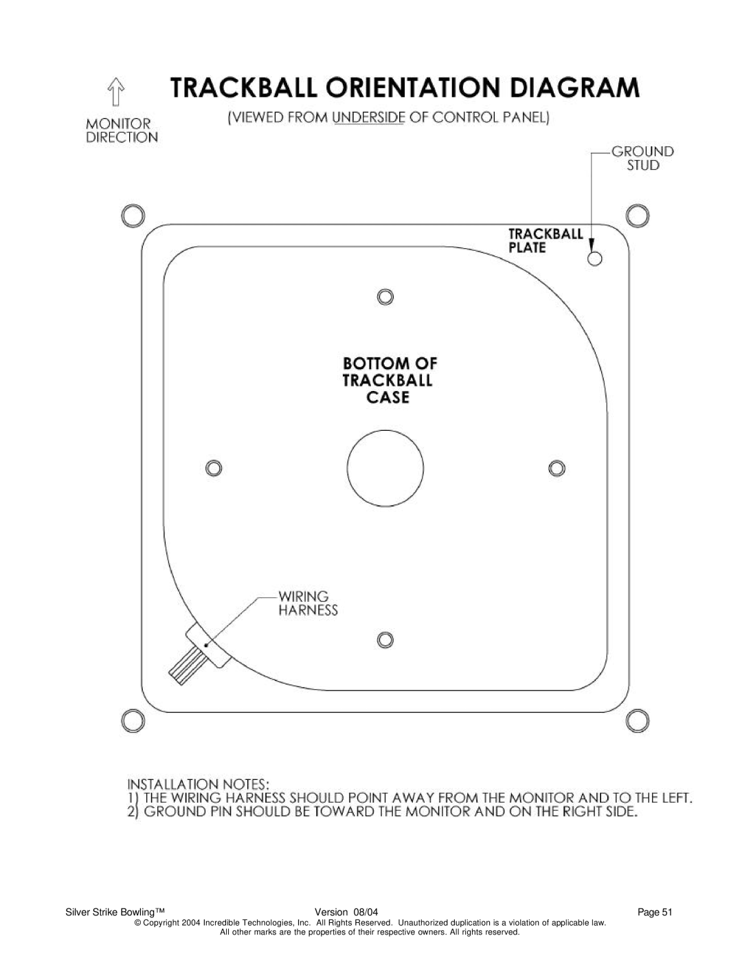 Nighthawk SILVER STRIKE BOWLING operation manual Silver Strike Bowling Version 08/04 