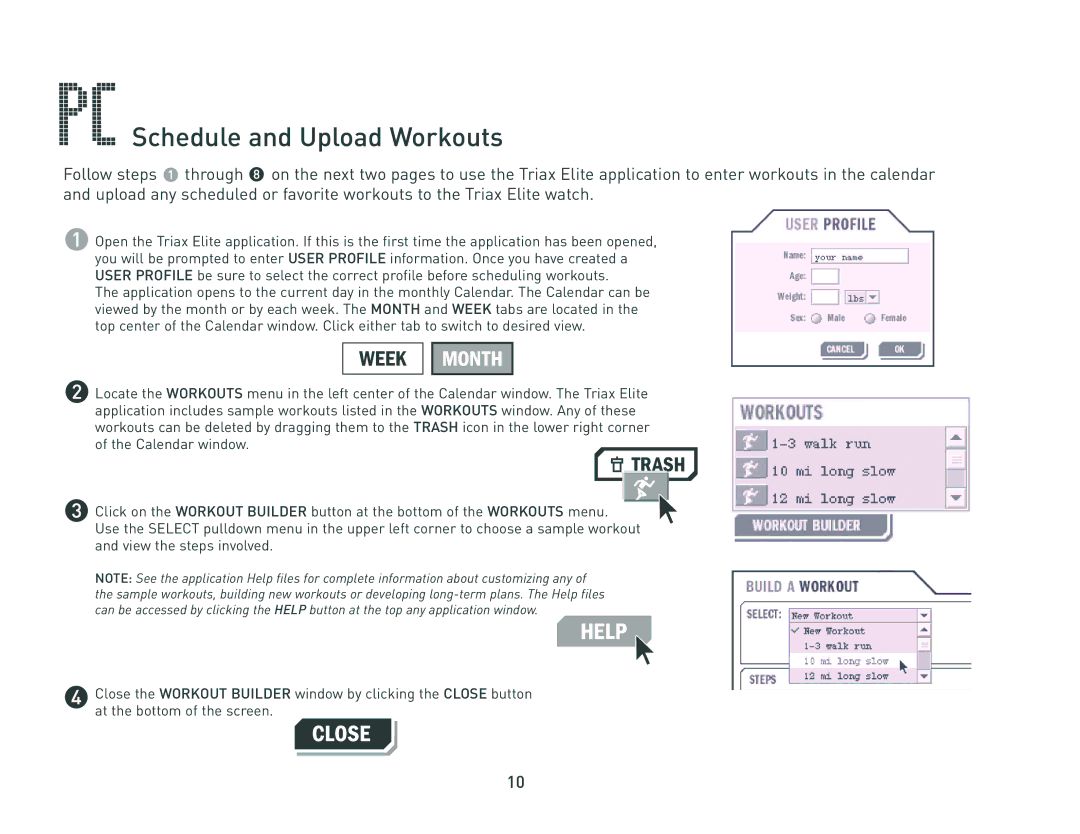 Nike HRM/SDM manual Schedule and Upload Workouts 