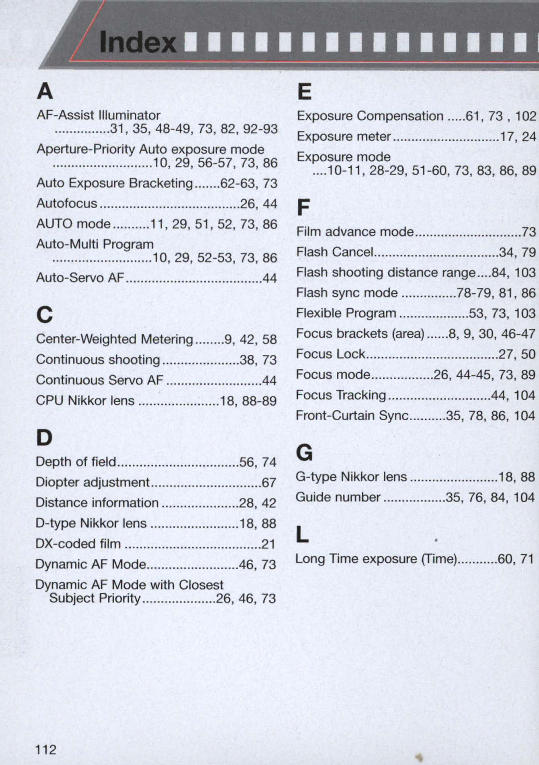 Nikon 1713, 1714 instruction manual Auto mode Auto-Multi Program 