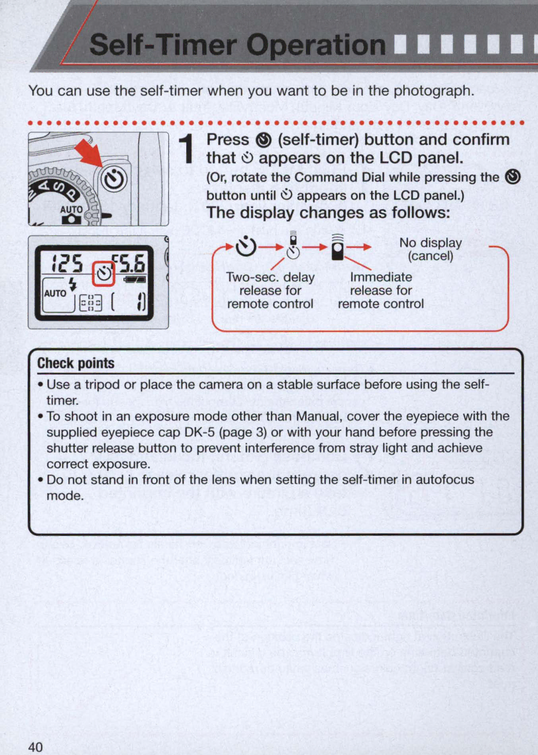 Nikon 1713, 1714 instruction manual Display changes as follows 