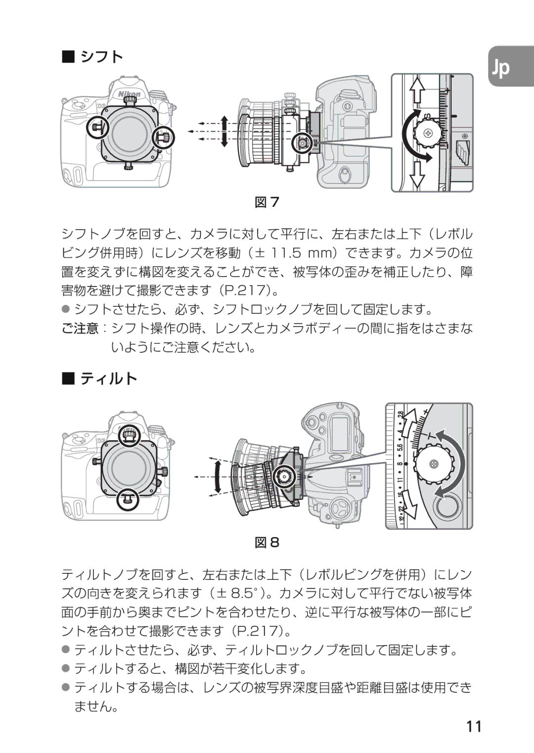 Nikon 2174 user manual シフト 