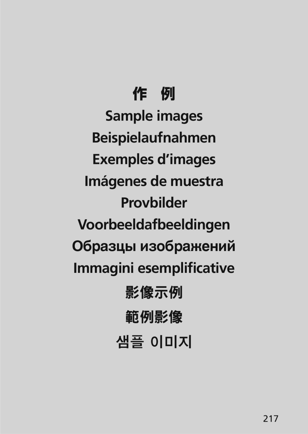 Nikon 2174 user manual Immagini esemplificative 