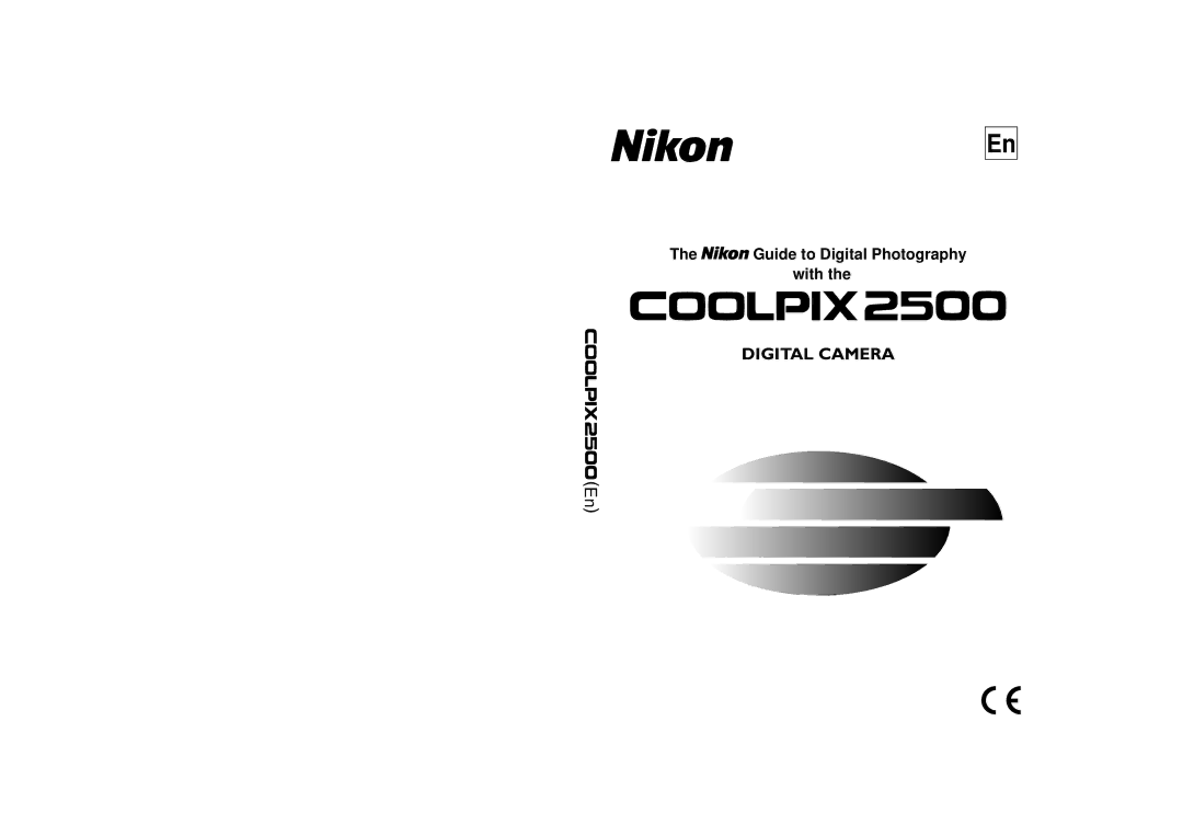 Nikon 2500 manual Digital Camera 