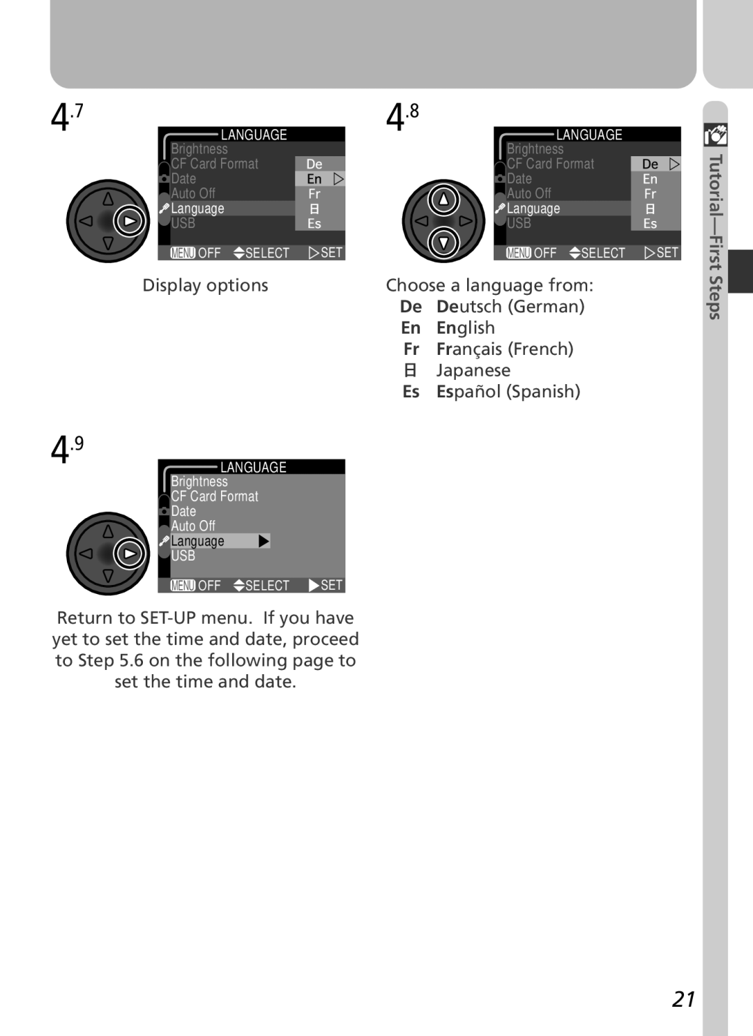 Nikon 2500 manual Usb 