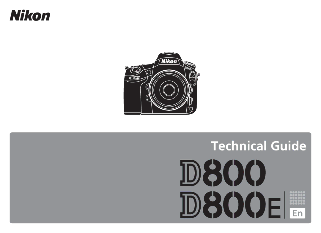 Nikon 25498B manual Technical GuideTechnical Guide 