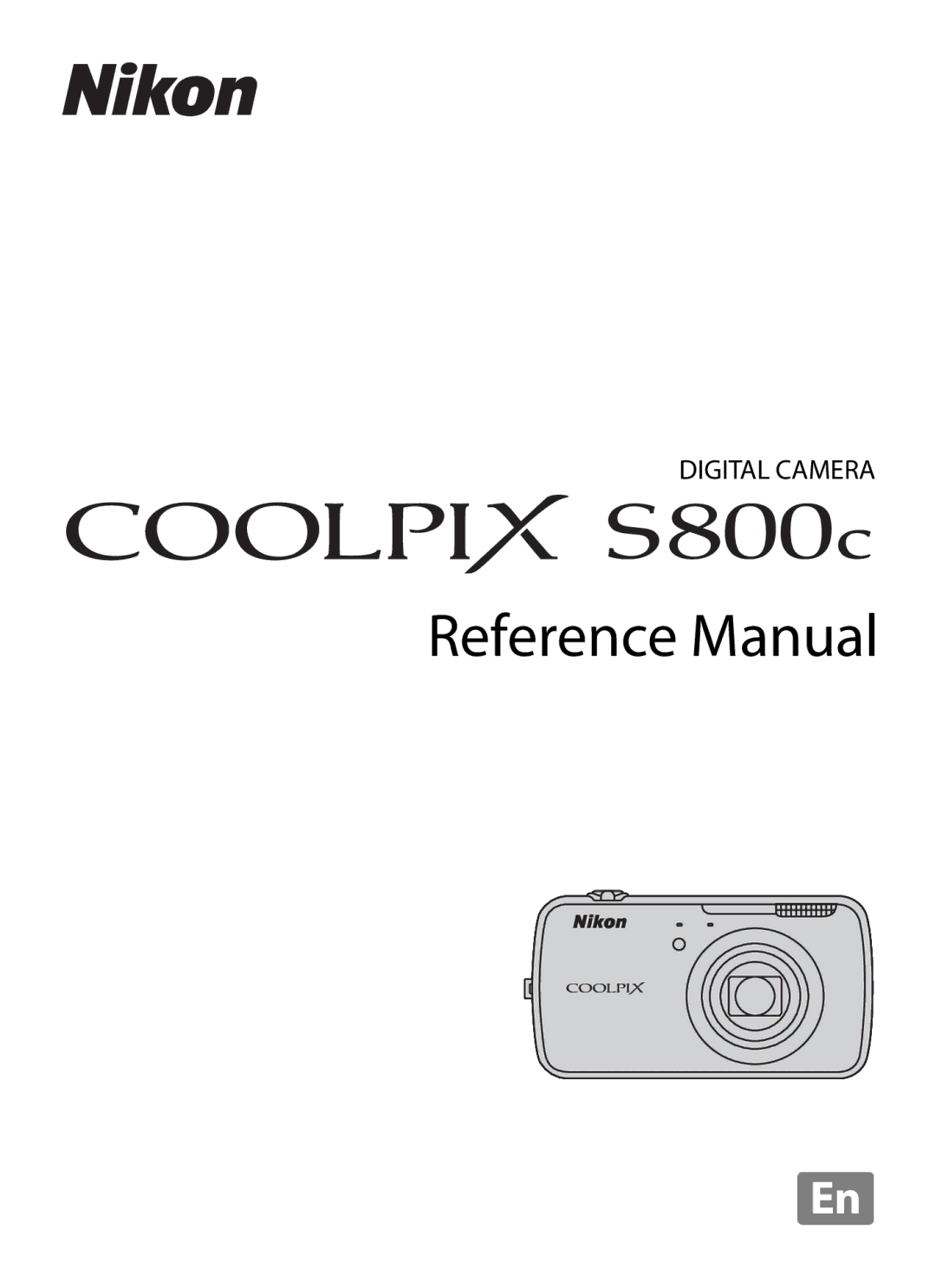 Nikon 26356, 26358, S800c White, S800c Black manual Reference Manual 