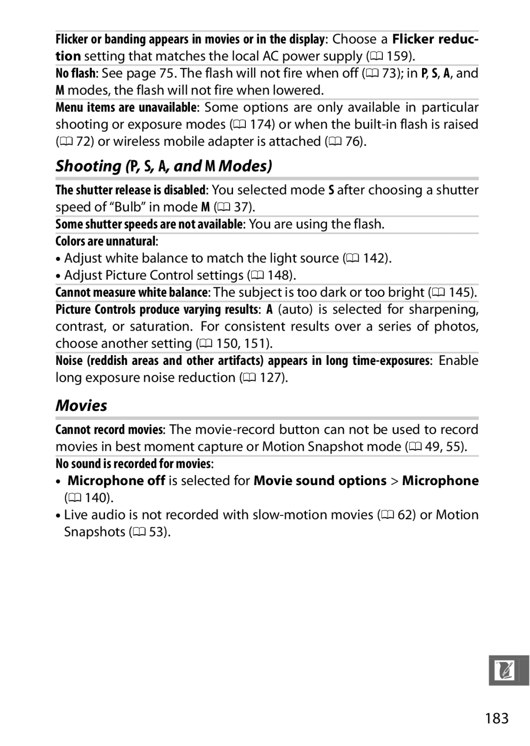 Nikon 27629, 27631, 27619, S1 White, S1 Red manual Shooting P, S, A, and M Modes, Movies 