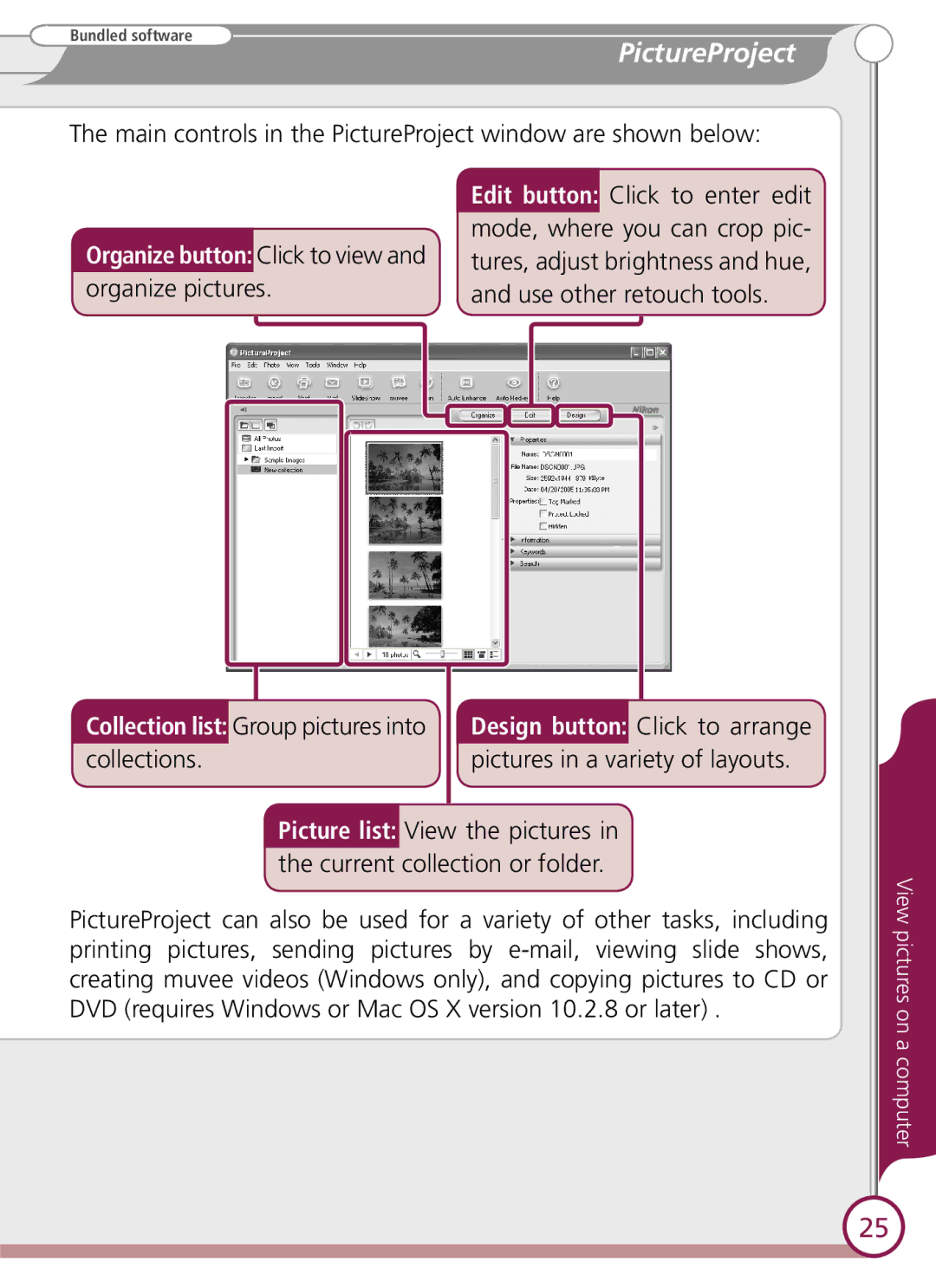 Nikon 3008912 quick start Collections Pictures in a variety of layouts 