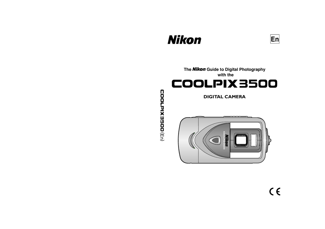 Nikon 3500 manual Digital Camera 