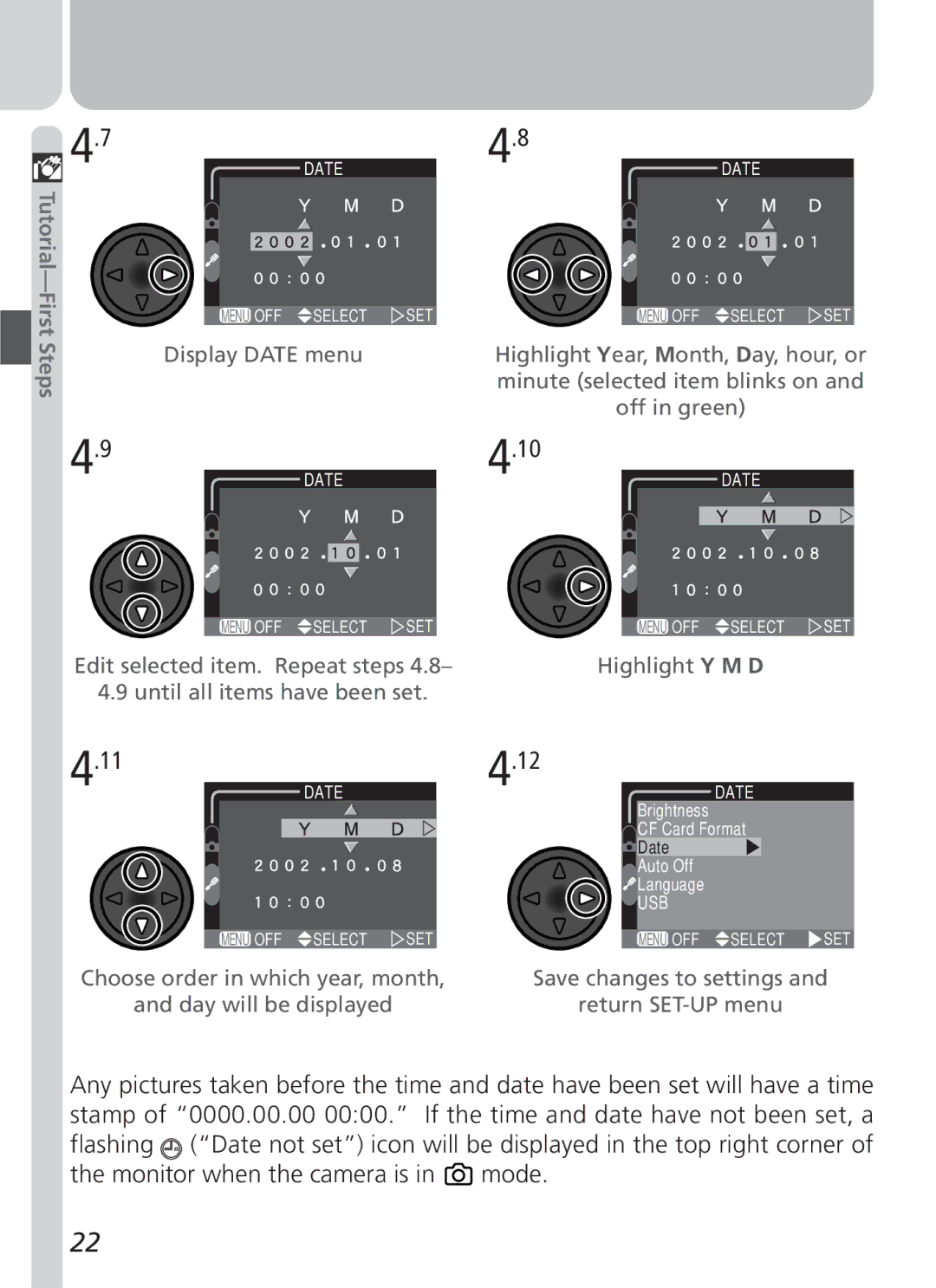 Nikon 3500 manual Monitor when the camera is in mode 