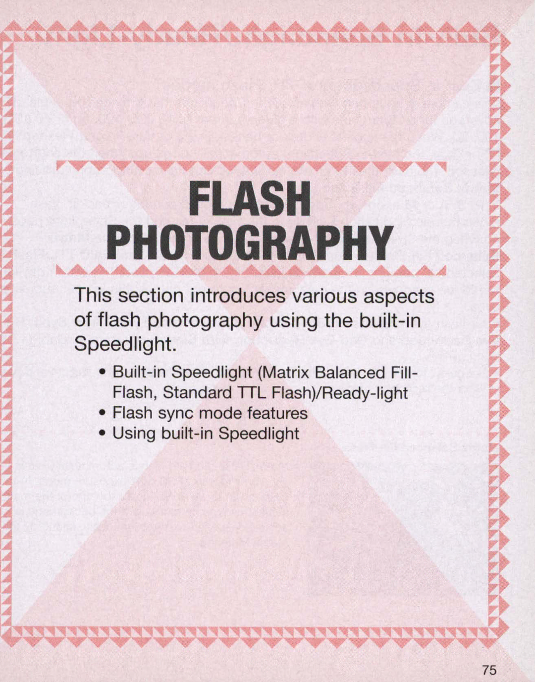 Nikon 3699, 3700, 55 instruction manual Flash 