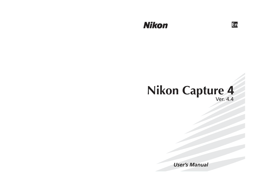 Nikon 4 user manual User’s Manual 