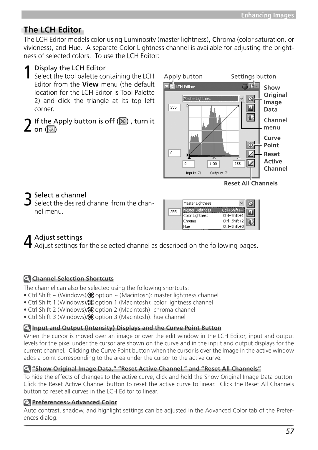 Nikon 4 user manual LCH Editor 