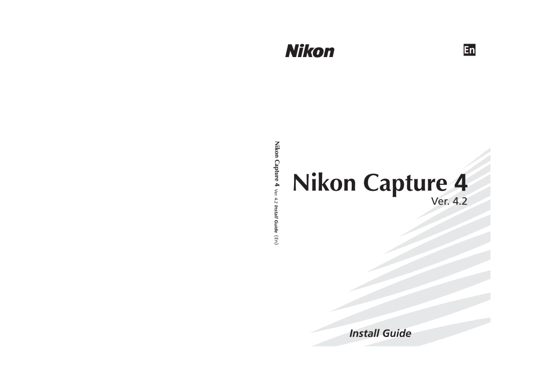 Nikon 4.2 manual Install Guide 