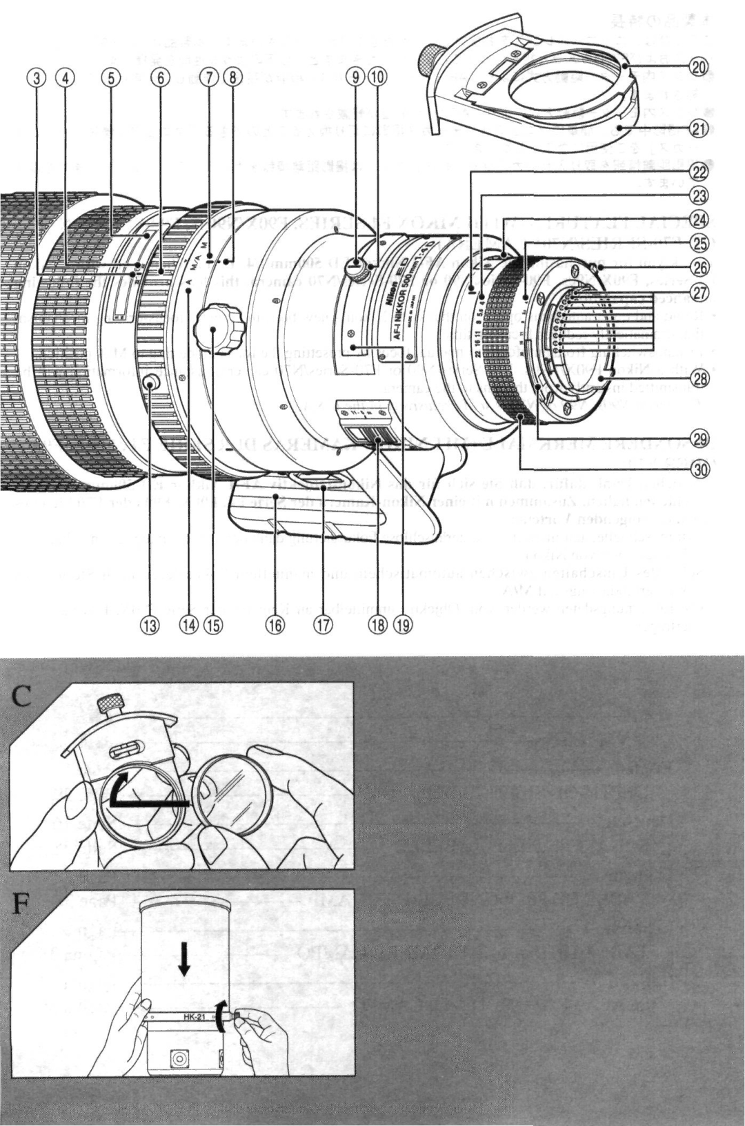 Nikon 4DIF instruction manual @ @ 