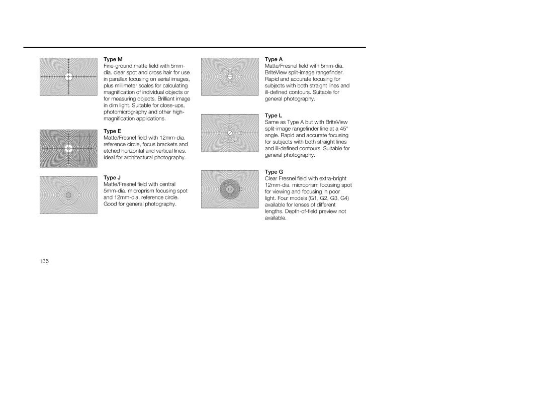 Nikon 5, 1797 instruction manual Type M, Type E 