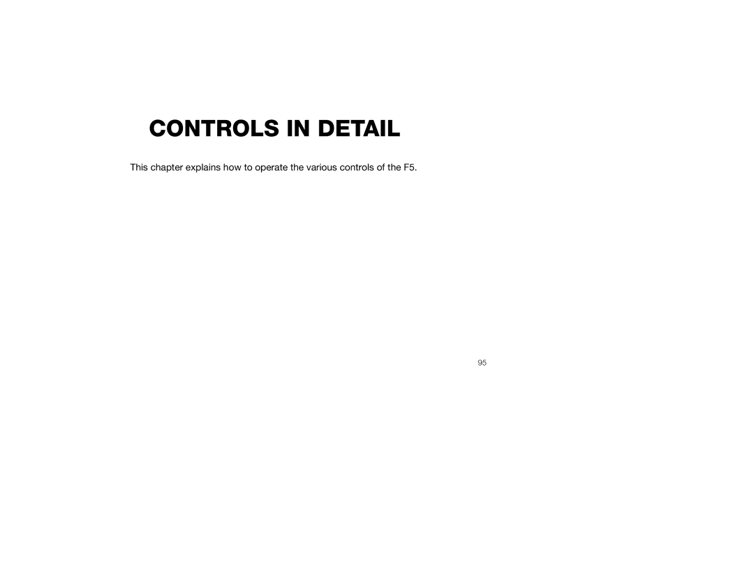 Nikon 1797, 5 instruction manual Controls in Detail 