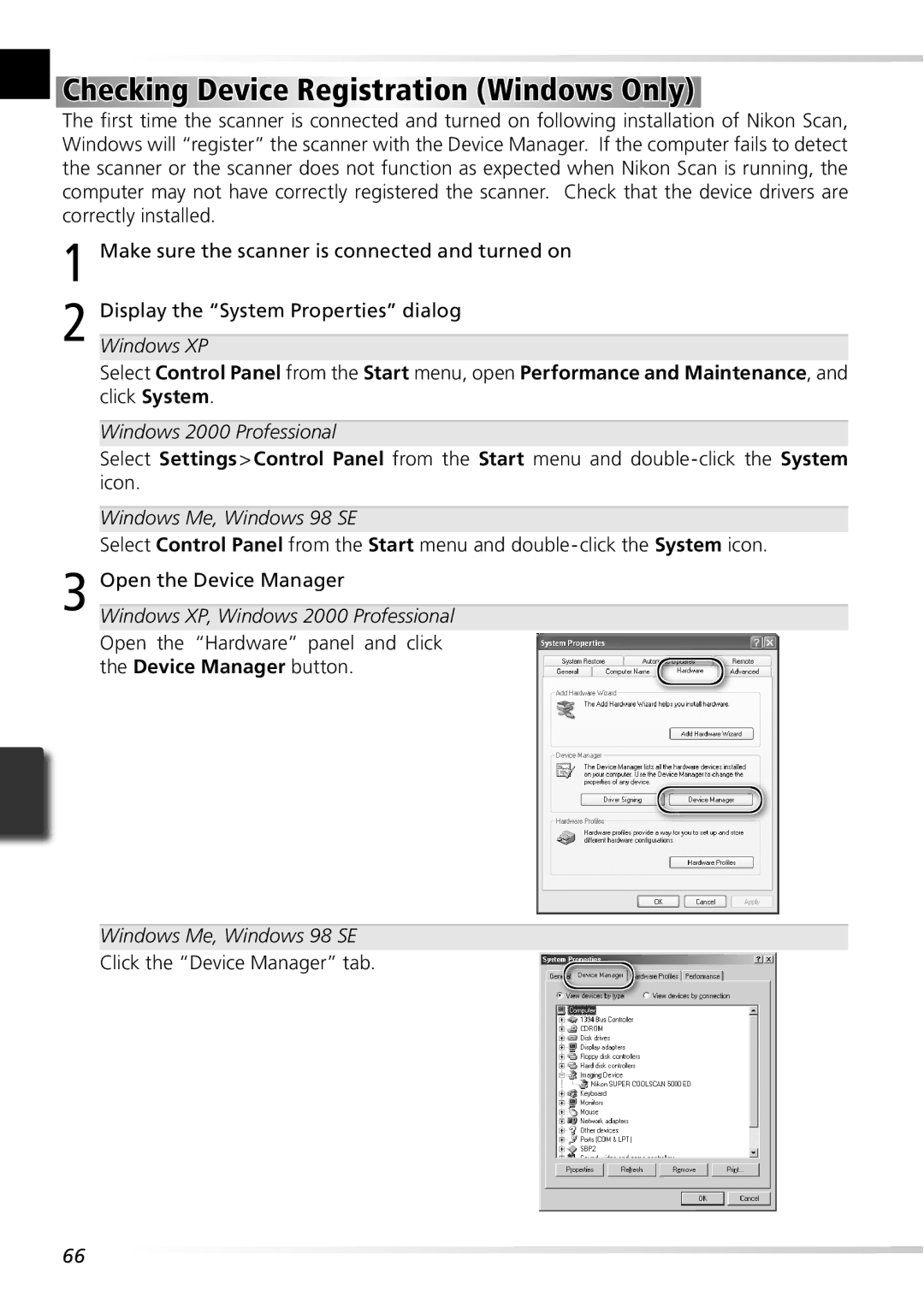 Nikon 5000ED user manual 