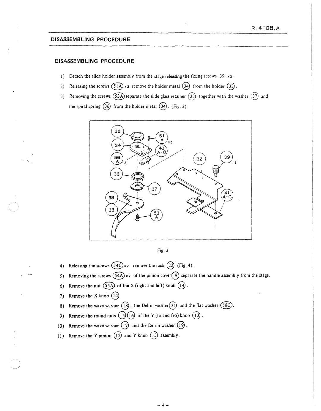 Nikon 50i and E100 manual Disassembling Procedure Disassembling Paoceoure 