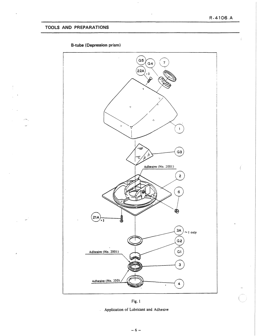 Nikon 50i and E100 manual Tube Depression prism 